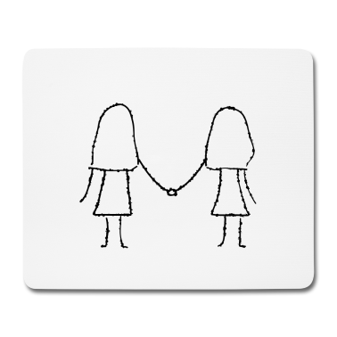 Beste Freunde Geschenke Mousepad - Beste Freunde