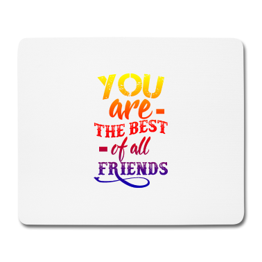 Beste Freunde Geschenke Mousepad - beste aller Freunde