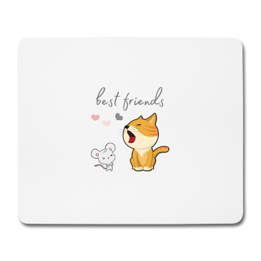 Beste Freunde Geschenke Mousepad - beste Freunde