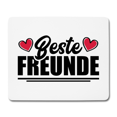 Beste Freunde Geschenke Mousepad - Beste Freunde Freundschaft