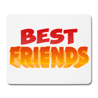 Beste Freunde Geschenke Mousepad - best friends | beste freunde