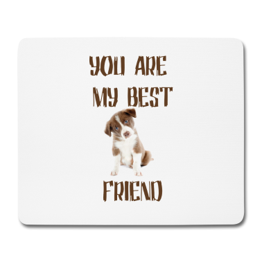Beste Freunde Geschenke Mousepad - du bist mein bester freund