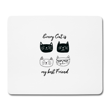 Beste Freunde Geschenke Mousepad - Katze bester Freund