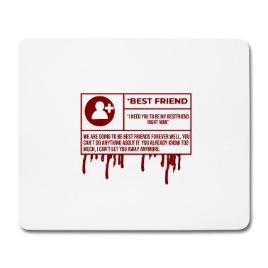 Beste Freunde Geschenke Mousepad - Beste Freunde