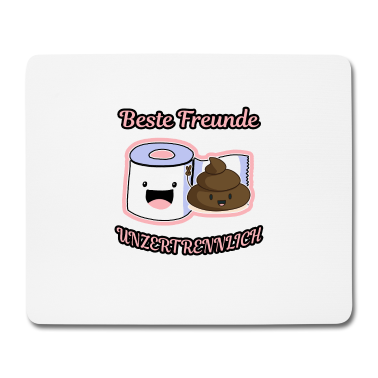 Beste Freunde Geschenke Mousepad - Beste Freunde-unzertrennlich