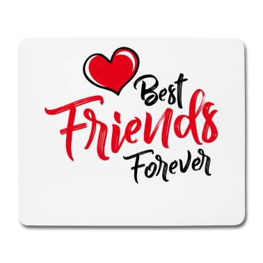 Beste Freunde Geschenke Mousepad - beste freunde herz