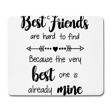 Beste Freunde Geschenke Mousepad - Best friend - bester Freund