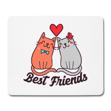 Beste Freunde Geschenke Mousepad - Best Friends - Beste Freunde