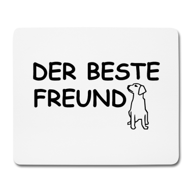 Beste Freunde Geschenke Mousepad - der beste freund hund
