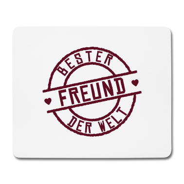 Beste Freunde Geschenke Mousepad - bester freund der welt