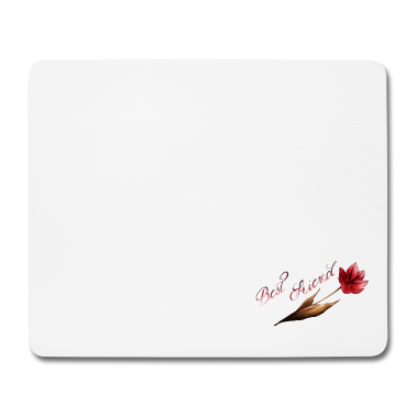 Beste Freunde Geschenke Mousepad - Beste Freunde Blume
