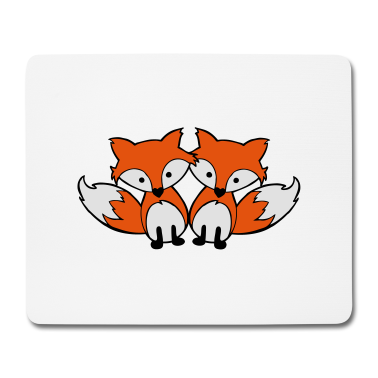 Beste Freunde Geschenke Mousepad - Beste Freunde Fuchs
