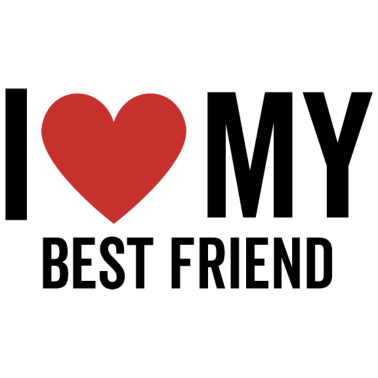 Motiv Ich liebe meinen besten Freund