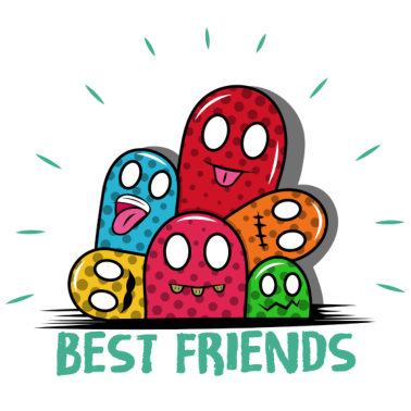 Motiv Beste Freunde