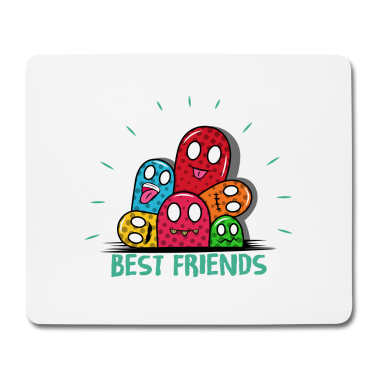 Beste Freunde Geschenke Mousepad - Beste Freunde