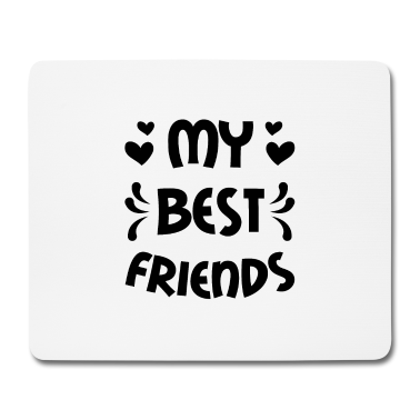 Beste Freunde Geschenke Mousepad - Beste Freunde BFF