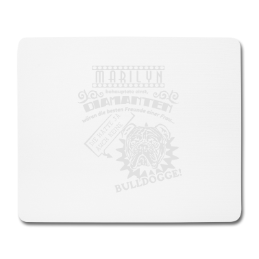 Beste Freunde Geschenke Mousepad - Bulldogge bester Freund