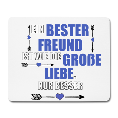 Beste Freunde Geschenke Mousepad - Beste Freunde