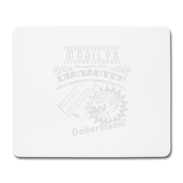 Beste Freunde Geschenke Mousepad - Bester Freund Dobermann