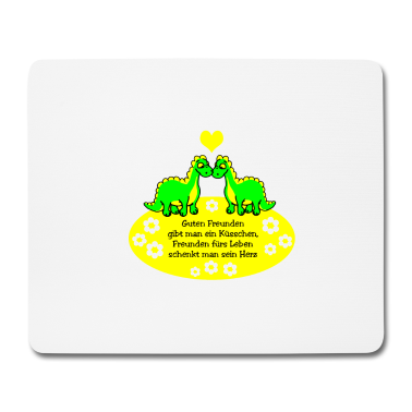 Beste Freunde Geschenke Mousepad - beste dino freunde