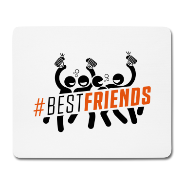 Beste Freunde Geschenke Mousepad - Beste freunde saufen