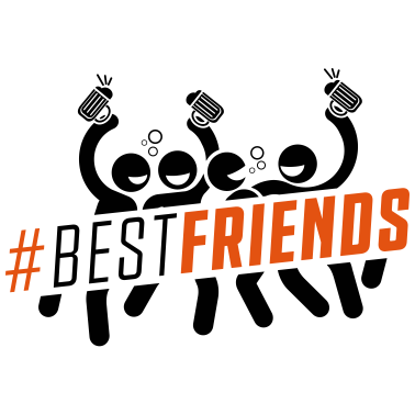 Motiv Beste freunde saufen