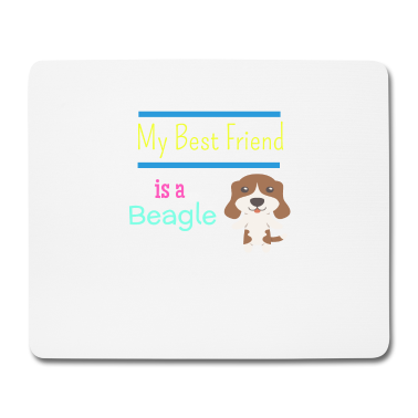 Beste Freunde Geschenke Mousepad - Mein bester Freund ist ein Beagle