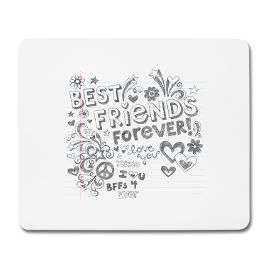 Beste Freunde Geschenke Mousepad - Beste Freunde
