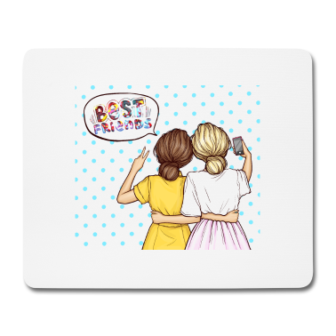 Beste Freunde Geschenke Mousepad - Beste Freunde
