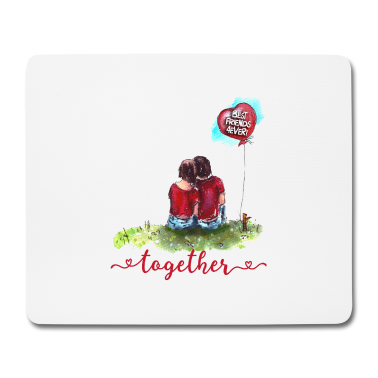 Beste Freunde Geschenke Mousepad - Beste Freunde