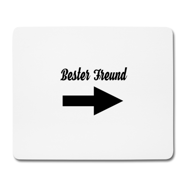 Beste Freunde Geschenke Mousepad - Bester Freund+Pfeil