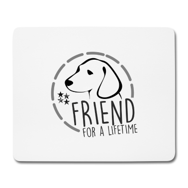 Beste Freunde Geschenke Mousepad - Der beste Freund des Menschen