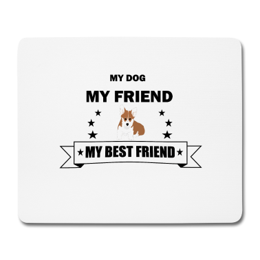 Beste Freunde Geschenke Mousepad - Hund bester Freund