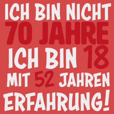Motiv 70. Geburtstag 70 Jahre Geschenk
