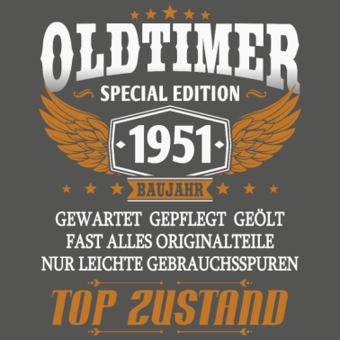 Motiv Oldtimer Baujahr 1951 geboren Geburtstag Spruch