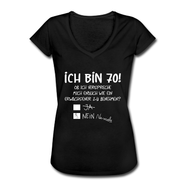 70 Geburtstag Geschenk T-Shirt - ICH BIN 70 - 70. GEBURTSTAG