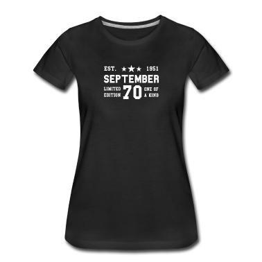 70 Geburtstag Geschenk T-Shirt - 70. Geburtstag Geschenk September 1951