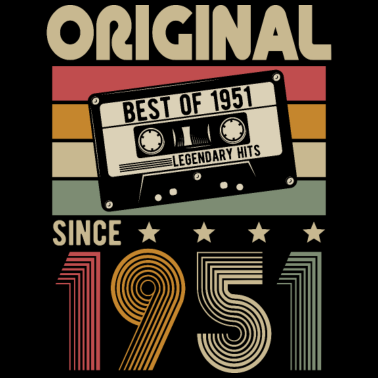 Motiv Original 1951 Retro Vintage Geburtstag Geschenk