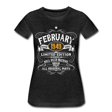 70 Geburtstag Geschenk T-Shirt - Februar 1949 - 70. Geburtstag Vintage Geschenk
