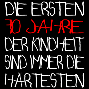 Motiv 70 Jahre 70.Geburtstag