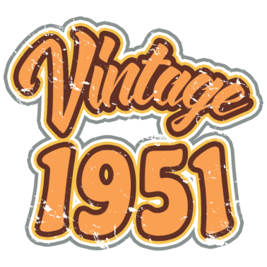 Motiv 1951 Vintage, 70 Jahre alt, 70. Geburtstagsgeschenk