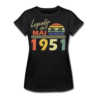70 Geburtstag Geschenk T-Shirt - 1951 Jahr Geburtstag Legendär seit Mai 1951