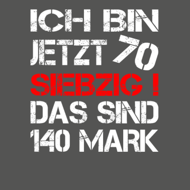 Motiv 70 Geburtstag 70 Jahre siebzig Geschenk Geburtstag