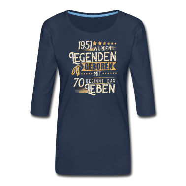 70 Geburtstag Geschenk T-Shirt - 70 Geburtstag Legenden wurden geboren