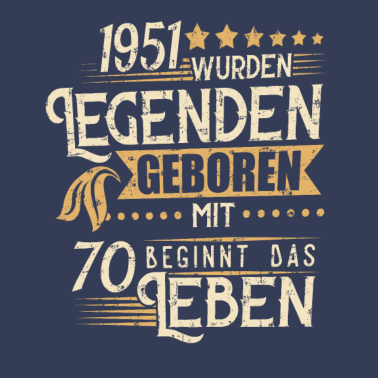 Motiv 70 Geburtstag Legenden wurden geboren