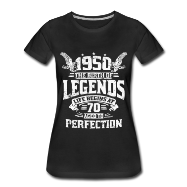 70 Geburtstag Geschenk T-Shirt - 1950 geboren 70 Jahre Geburtstag Legende Geschenk