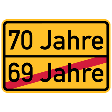 Motiv 70. Geburtstag