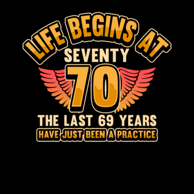 Motiv Siebzig Geburtstagsfeier 70 Jahre Geschenke