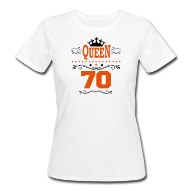 70 Geburtstag Geschenk T-Shirt - Geburtstag Queen 70 Birthday Frauen Königin Krone