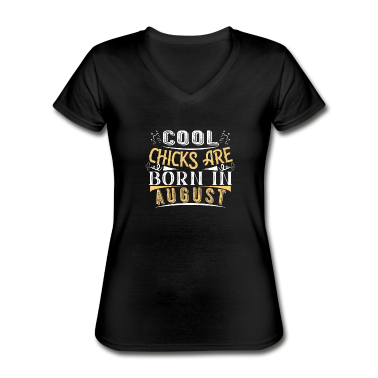 70 Geburtstag Geschenk T-Shirt - Coole Girls werden am August Geburtstag geboren